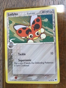 2006!!!! Carta Pokemon EX Dragon Frontiers 53/101 Ledyba - Foto 1 di 4