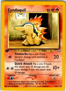 Cyndaquil (57) Common Neo Genesis 057/111 NM 1st Edition - Picture 1 of 2