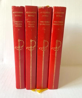 4x Alexandre  Dumas Musketeers 1 + 2, and 20 Years After 1 + 2 by Heron Books - Image 1 of 4