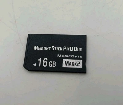 Official Lexar 16GB Memory Stick Pro Duo MS Card for Sony Old Camera/DV/PSP - Image 1 of 2