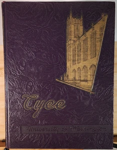 Vintage 1951 University Of Washington UW TYEE YEARBOOK Annual - Picture 1 of 9