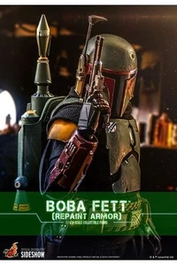 STAR WARS The Mandalorian Boba Fett (Repaint Armor) and Throne HOT TOYS 1/6  30c - Bild 1 von 24
