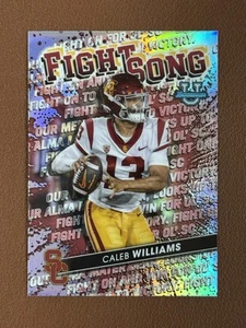 2022-23 Bowman's Best U - Caleb Williams - Fight Song Holo (RC) - Imagen 1 de 2