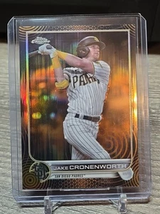 2022 Topps Chrome - #172 Jake Cronenworth Orange Black Sonic #/25 - Padres F - Bild 1 von 2