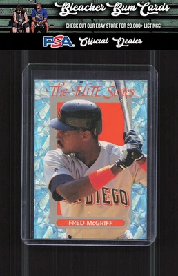 1993 Donruss 19 Fred McGriff The Elite Series #/10000 - Image 1 of 2