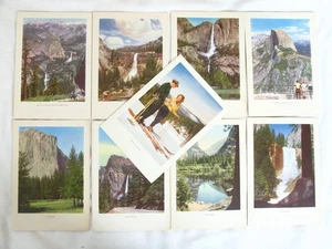 Vintage 1942 YOSEMITE CAMP CURRY LUNCH & DINNER MENUE COLLECTION - Picture 1 of 11