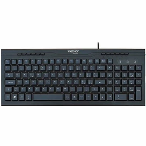 Keyboard USB Multimedia With Cable Layout Italian Ergonomic 12 Medium Keys - Picture 1 of 3