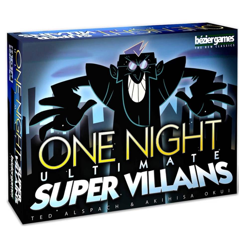 Bezier Games BEZ00031 One Night Ultimate Super Villains Multicoloured