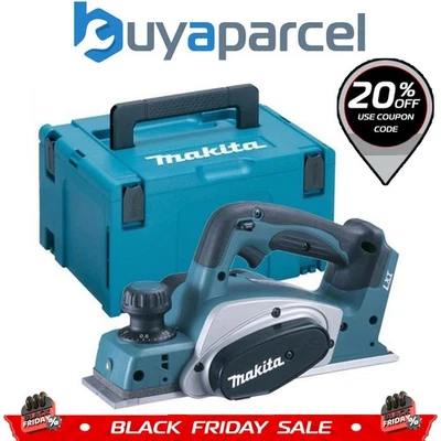 Makita DKP180Z 18v Planer LXT Lithium Ion Li-Ion Cordless Bare + MakPac DKP180ZJ - Image 1 of 4