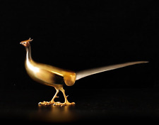 Superb metal figure of Pheasant, signed and boxed. ZC84