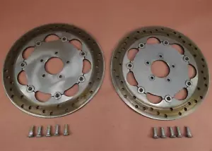 2008-2013 Harley Davidson Dyna Fat Bob FXDF Front Brake Rotor Discs - Picture 1 of 12