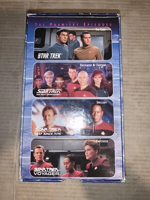 Star Trek - The Premiere Episodes (VHS,4-Tape Set) - Image 1 of 4
