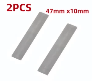 2Pcs Air Compressor Reed Valve Plate Pump Head Piston Steel Plate 47mm x 10mm - Picture 1 of 3