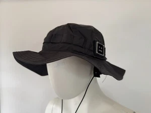 Acne Studios Bucket Hat Mens Black 59Cm Nylon Headwear Accessory Outdoor Casual - Picture 1 of 6
