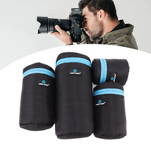 Waterproof Soft Camera Lens Pouch Bag Drawstring Protector Case For DSLR Camera