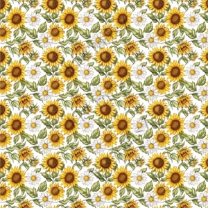 Sunflower and Daisies 2 image transfer paper_ Earring making_ Magic transfer pap - Picture 1 of 5