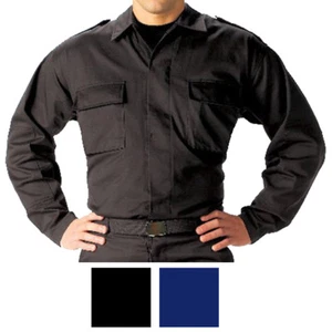 Tactical BDU Shirt 2-Pocket Uniform Duty Military Security Top Army Fatigue Coat - Afbeelding 1 van 5