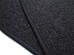 Alfombrillas 4 piezas alfombrillas coche Audi 100 tipo C1 Lim. Corbata negra - Imagen 1 de 3