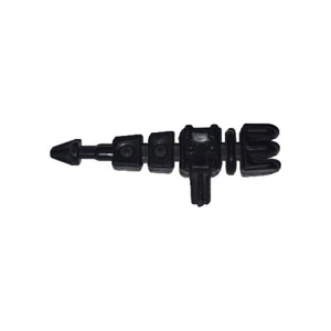 1984 Robo Force Cruel Black Laser Gun Cannon Vtg Weapon Accessory Part - Picture 1 of 2