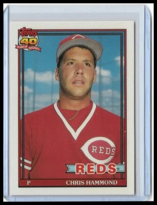 1991 Topps Tiffany - Chris Hammond #258 - Image 1 of 2
