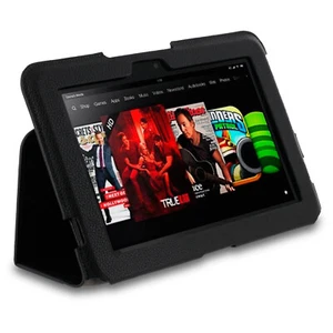 rooCASE Amazon Kindle Fire HD 8.9" Tablet Ultra-Slim Protective Folio Vegan Case - Picture 1 of 4