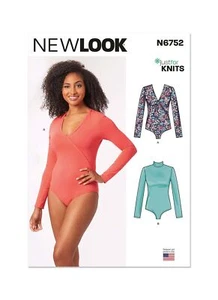 New Look Sewing Pattern N6752 Misses’ Knit Bodysuits - Picture 1 of 7