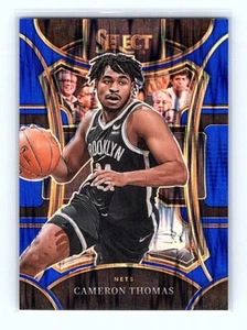 2023-24 Panini Select blue flash Cameron Thomas ( Brooklyn Nets) #395 SN 2/99 - Picture 1 of 2