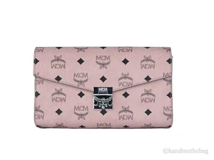 MCM Patricia Signature Leather Clutch Crossbody Bag - Picture 1 of 7