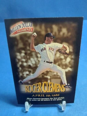 1997-98 Fleer Million Dollar Moments #12 Roger Clemens Boston Red Sox - Image 1 of 4