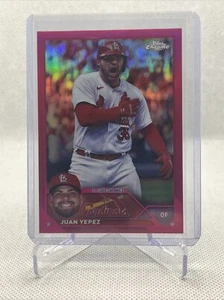 Juan Yepez 2023 Topps Chrome Update Cardinals #USC138 Pink Refractor /399 - Picture 1 of 7