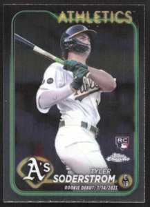 2024 Topps Chrome Update #USC22 Tyler Soderstrom - Picture 1 of 2