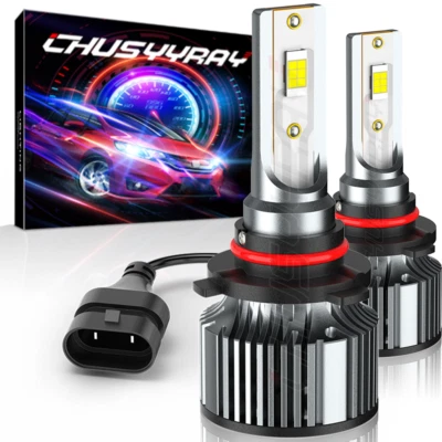 Chusyyray 9005 LED High Beam Headlight Bulbs White For 1995 1996 1997 Volvo 850 - Image 1 of 4