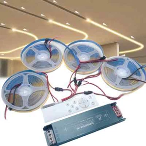 WS2811 COB Running Water Flowing LED Strip Light Race Wireless Remote Controller - Picture 1 of 36