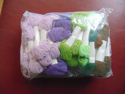 New Unused Lot of Various Colors Wool Needlepoint yarn 30 or More - Image 1 of 3