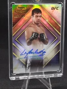 Lyoto Machida /199 2024 UFC Topps Gold Label Golden Greats Auto Sign. - Picture 1 of 2