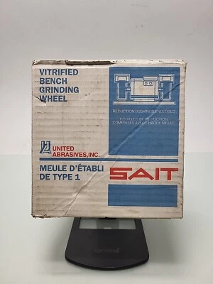 Sait 28001 6"x3/4" A60X Grit General-Purpose Aluminum Oxide Bench Grinding Wheel - Image 1 of 4