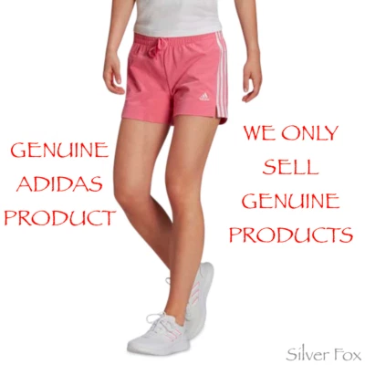 ADIDAS SHORTS SLIM WOMENS PINK ATHLETIC TRACK RUNNING GYM SPORTS SHORTS NEW - image 1 of 4