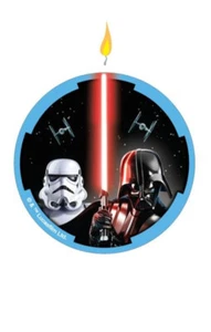 STAR WARS CLÁSICO Pastel Plano de Cumpleaños Vela Niños Fiesta Decoraciones - Imagen 1 de 1