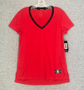 NWT Fanatics University Red/Black Blank Jersey Womens Small Basketball V Neck - Picture 1 of 9