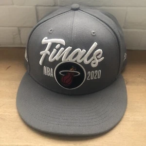 New Era Miami Heat Mütze grau 2020 NBA Finals 9FIFTY Snapback Hat Cap - Bild 1 von 10