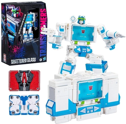 Transformers Generations Shattered Glass Laserbeak Ravage Soundwave Hasbro New Cover
