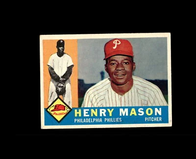 1960 Topps 331 Henry Mason RC VG #D1,362363 - Image 1 of 2