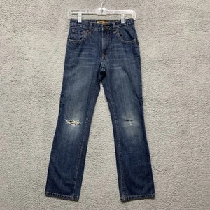 Pantalones de mezclilla ajustados Old Navy famosos talla 12 azul 25"" x 27 1/2"" ANGUSTIADOS - Imagen 1 de 12