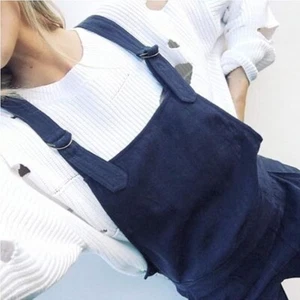 Women's Cotton Sleeveless Jumpsuit Shorts with Pockets UK CutyQ - Picture 1 of 14