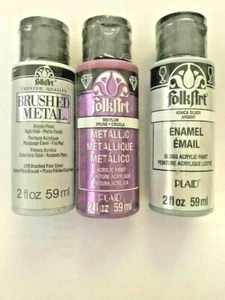 FolkArt Farbvarianten ~ 2 Unzen ~ so nützlich! METALLIC ~ SIE WÄHLEN ~ schneller Versand! - Bild 1 von 4