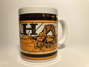 Tazza vintage Utah Moab Arches arancione nero - Foto 1 di 8