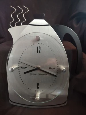 "Reloj de cocina cafetera moderna de 11"" muy fresco" Foto 1 de 4