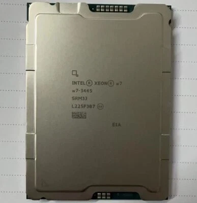 Intel Xeon w7-3445 QS FC-LGA16A LGA-4677 CPU Processor 2.6GHz 20Core 52.5MB 270W - Image 1 of 2
