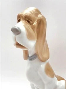 Rare & Beautiful 1982 LLADRO NAO Ceramic Figurine – “Basset Hound Dog” As New - Picture 1 of 6