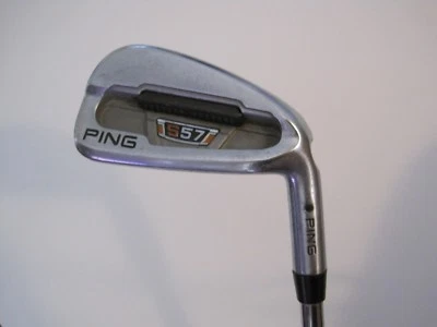 * Ping S57 7 Iron AWT Steel Shaft S Orange Lamkin Grip - Image 1 of 4